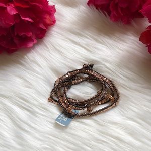 Rose Gold Wrap Bracelet